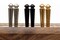WE Games Premium Easy Grip Cribbage Pegs with a Tapered Design & Velvet Pouch - Set of 9 (3 Brass, 3 Chrome, 3 Black)